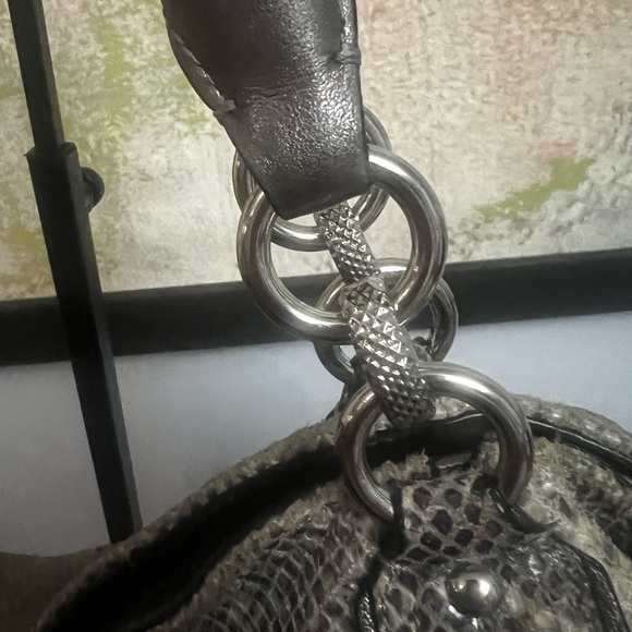 Coach Campbell Exotic Leather Large Satchel - Picture 7 of 14